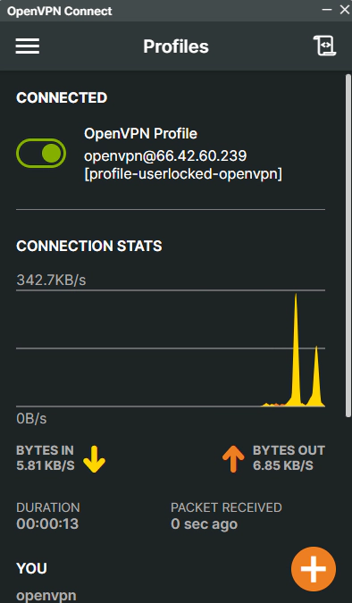 openvpn access client